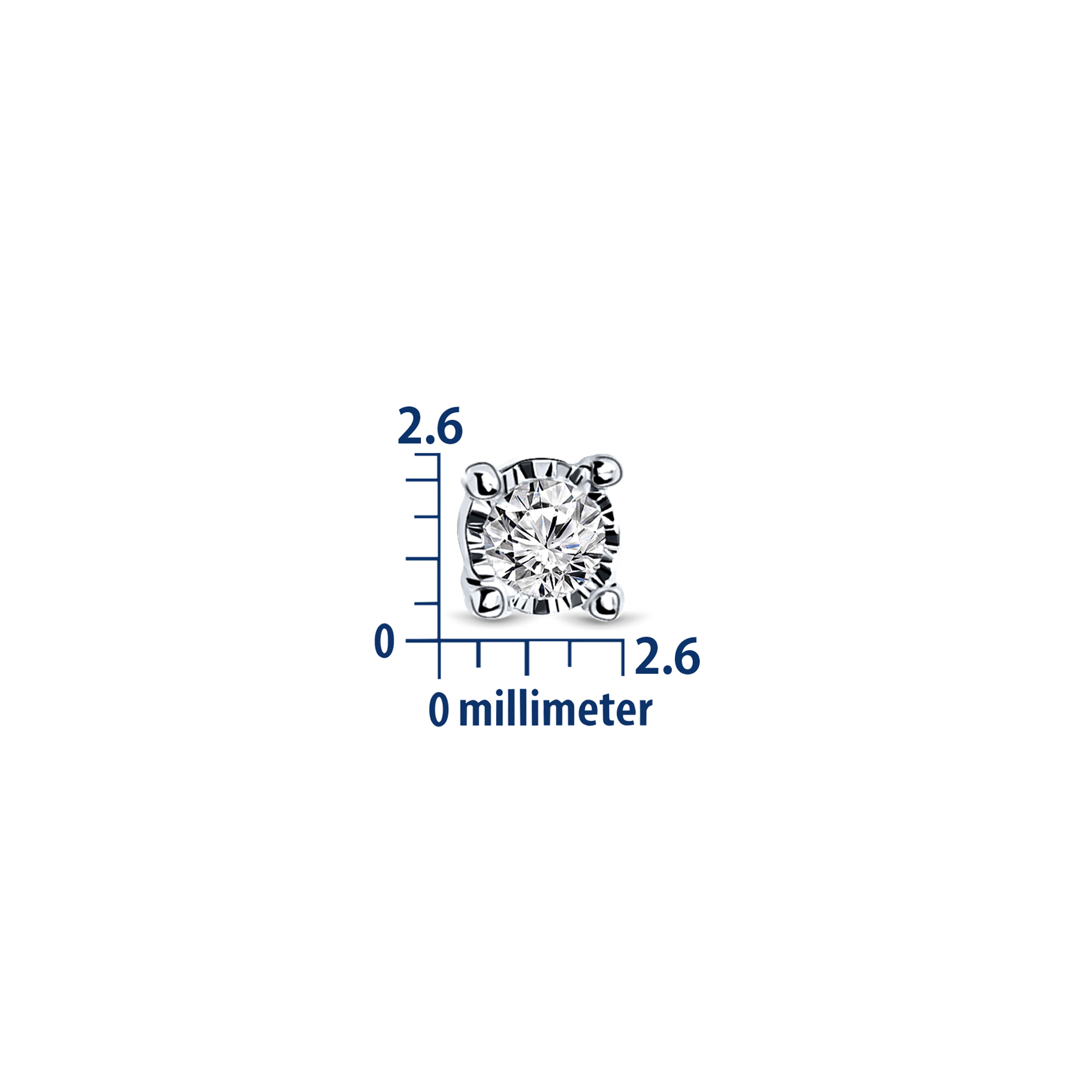 Miore Orecchini oro bianco 9kt 375