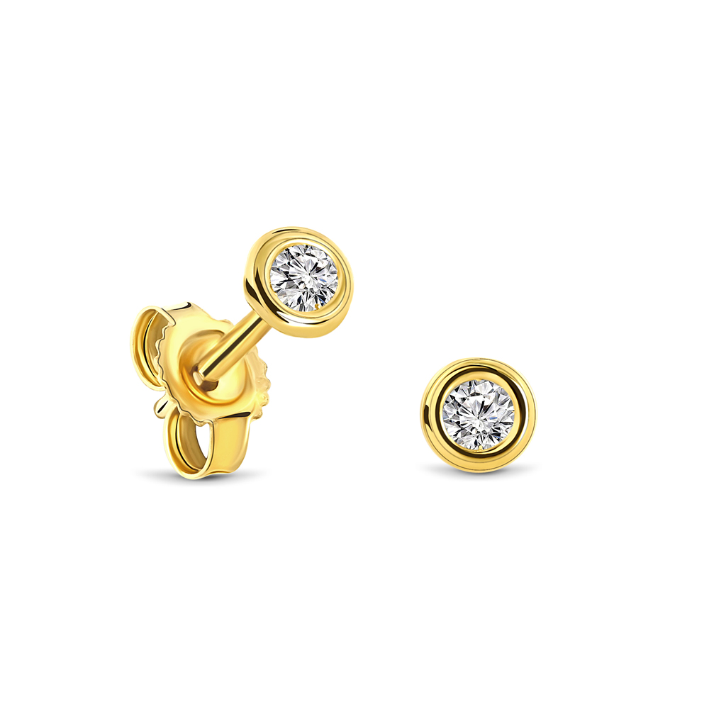 Miore Earrings Orecchini Oro Giallo 14kt 585