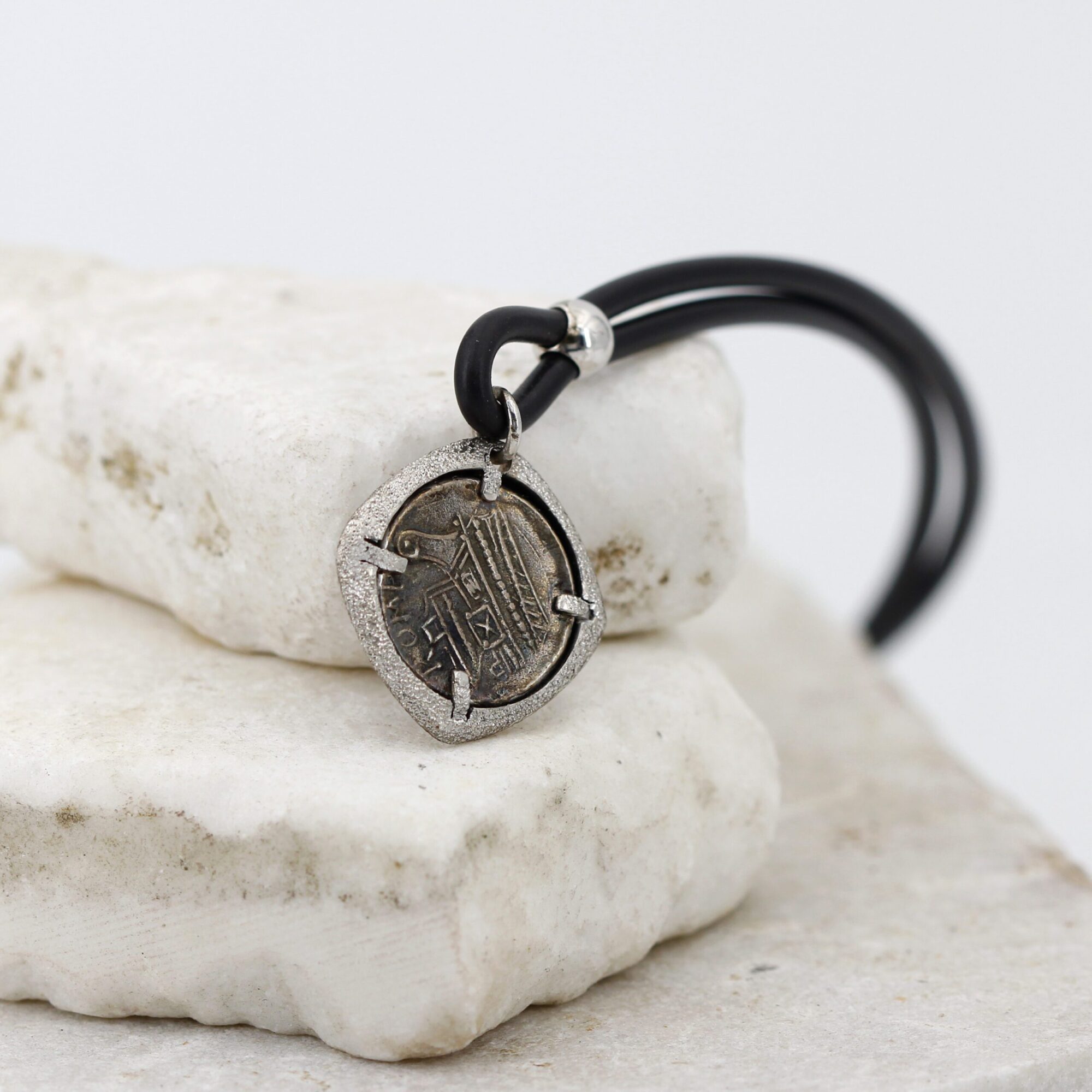 Anna Gioielli Monete Romane Pendente Argento Moneta 8.2 g