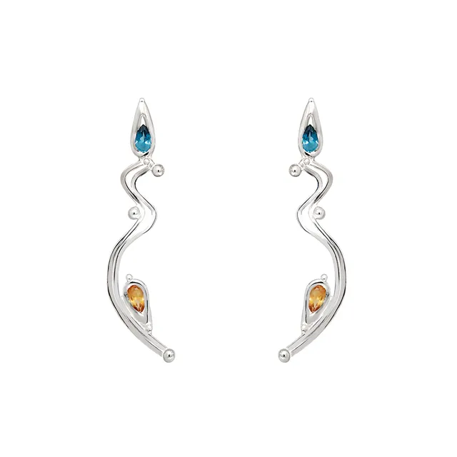 Giulia Iosco Aurora Borealis Wave orecchini donna