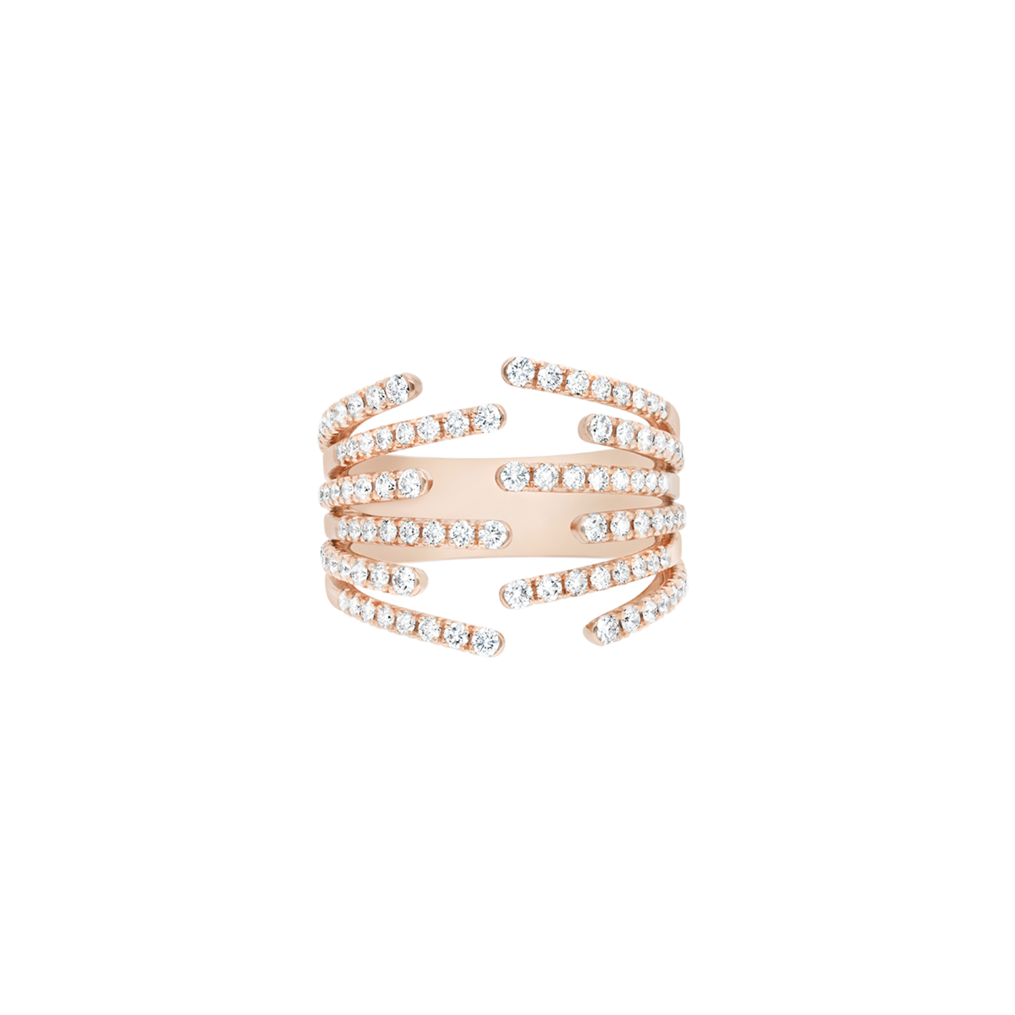 Korloff Divine Fougue JL-JDFR03-PG Anello oro rosa diamanti