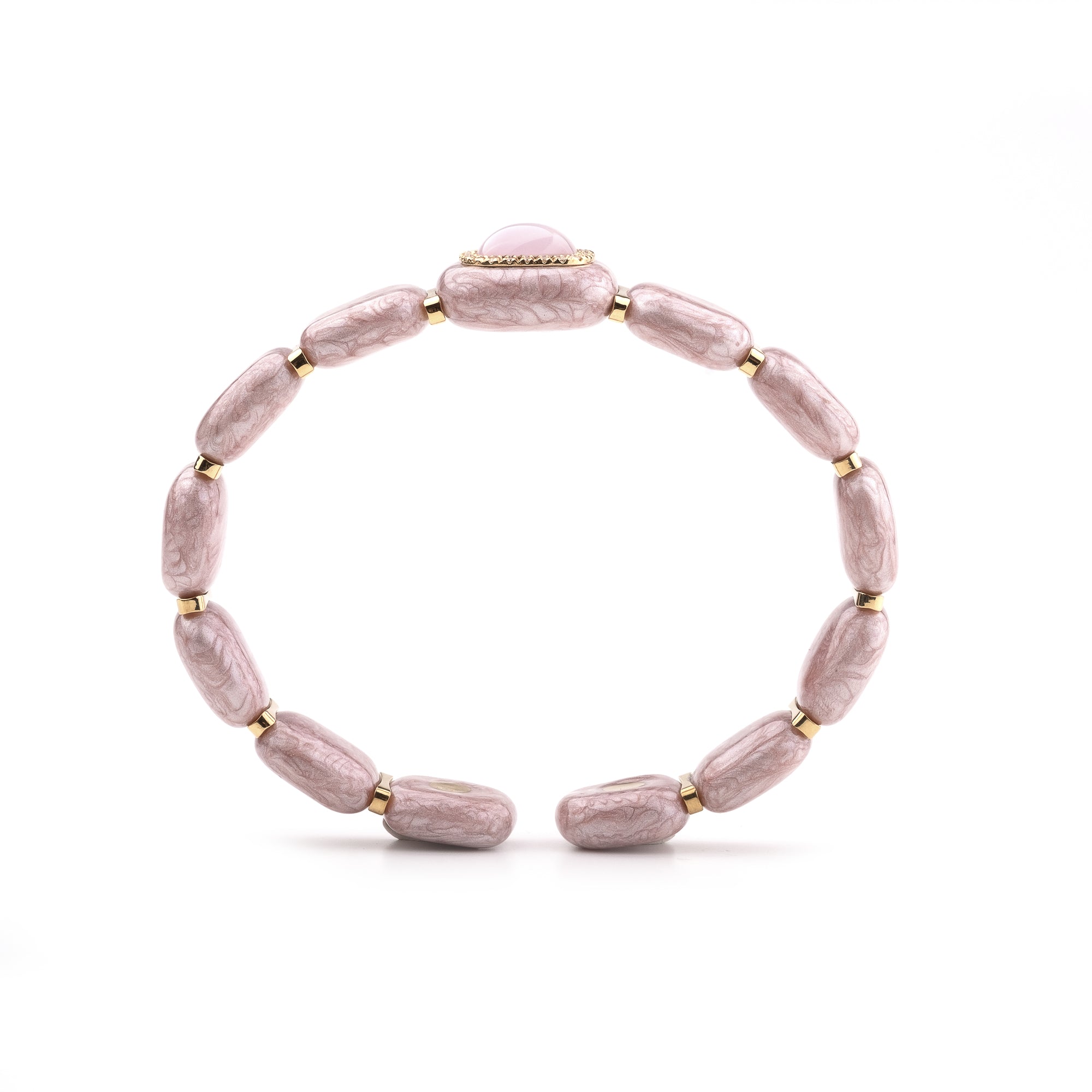 Noi Gioielli Firenze 1873 Mistica bracciale oro smalto rosa diamanti