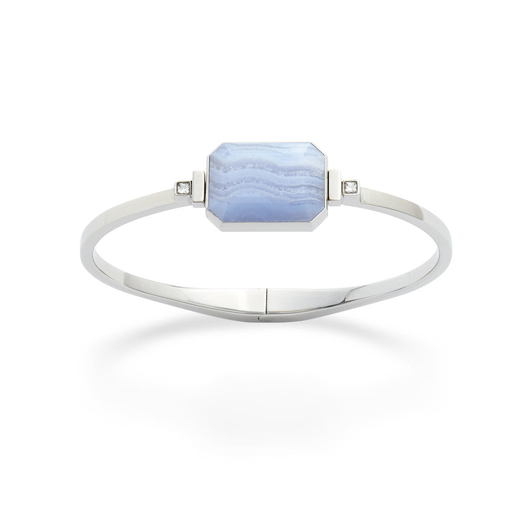 Ringly Luxe Boardwalk bracciale smart S/M agata blu