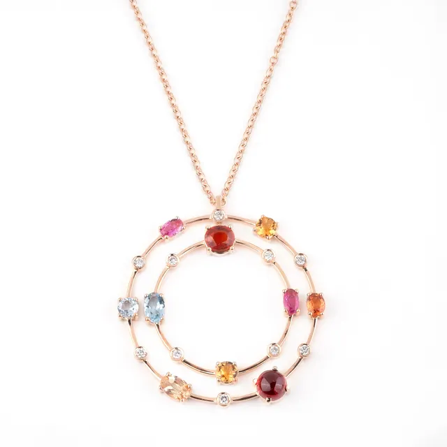 Noi Gioielli Firenze 1873 Incanto collana lunga oro rosa 88 cm