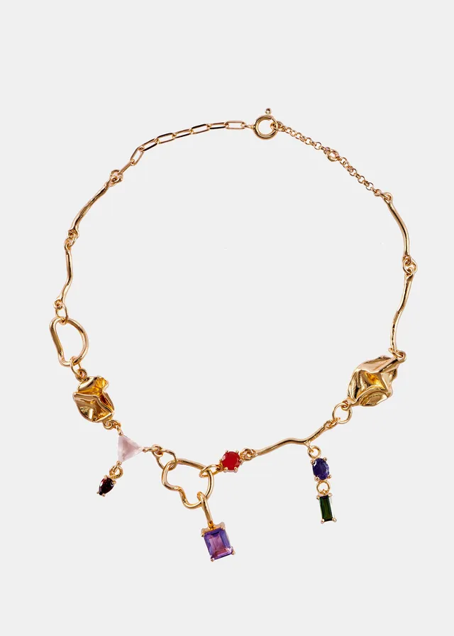 Voodoo Jewels Bold Shapes Arteaga Collana Charms Pietre