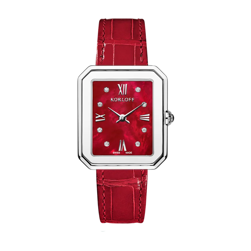 Korloff Iconik JL-04WA2170033 orologio madreperla rossa
