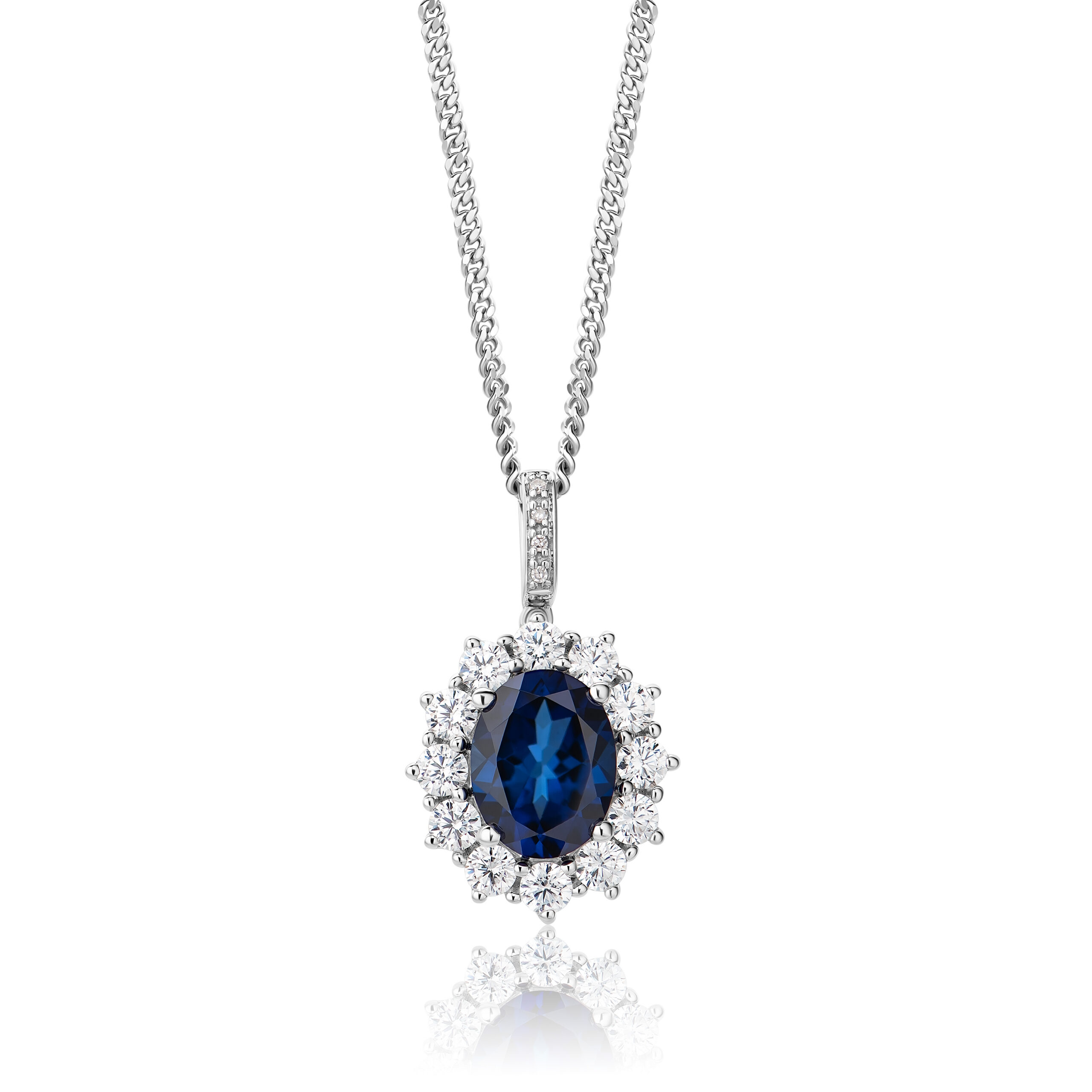 Miore Collana Argento 925 con Zirconia Cubica