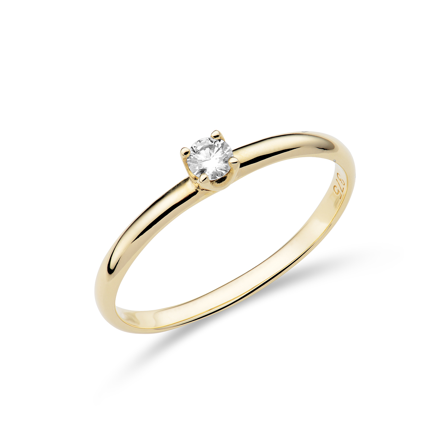 Miore Ring Anello Oro Giallo 9KT Classico