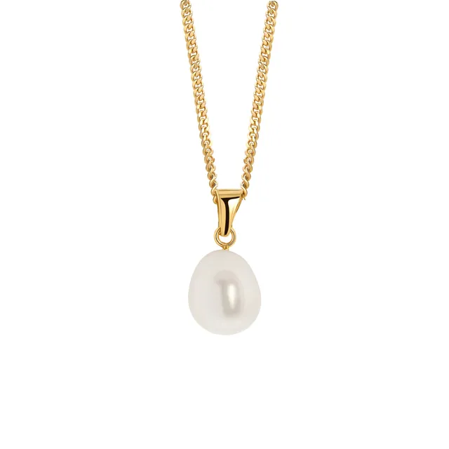 Miore Necklace Collana Oro Giallo 14KT con Perla