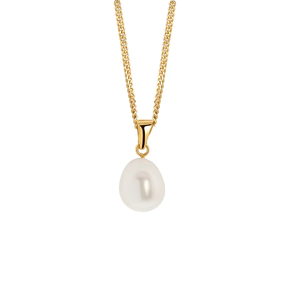 Miore Necklace Collana Oro Giallo 14KT con Perla