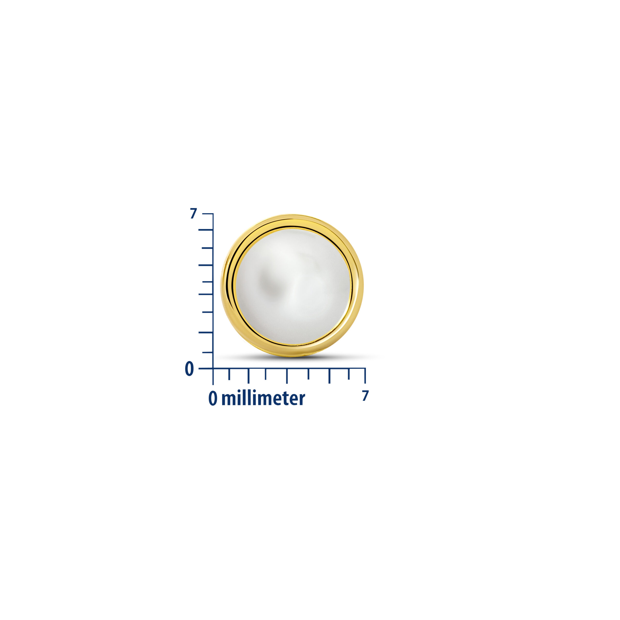 Miore Earrings Orecchini Oro Giallo 9Kt Perla Acqua Dolce