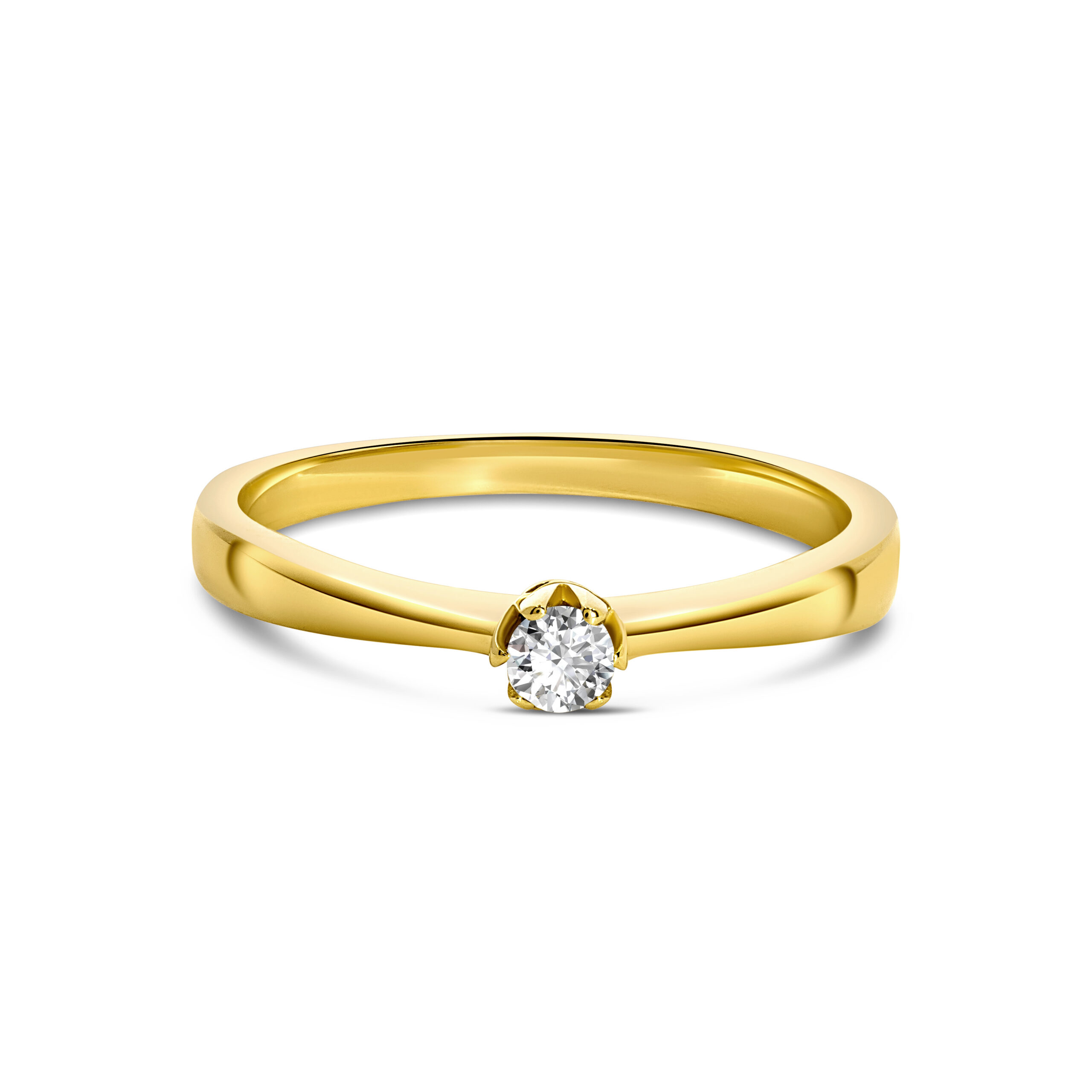 Miore Anello Oro Giallo 9Kt 375