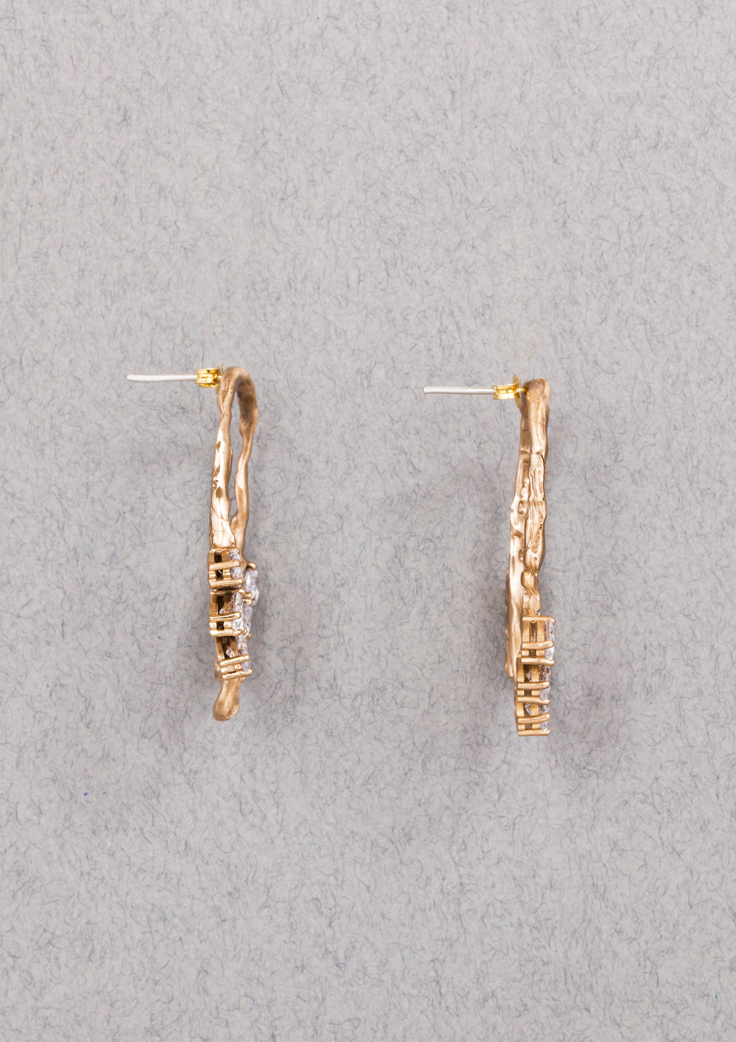 Voodoo Jewels Daphne Dual orecchini bronzo dorato goccia