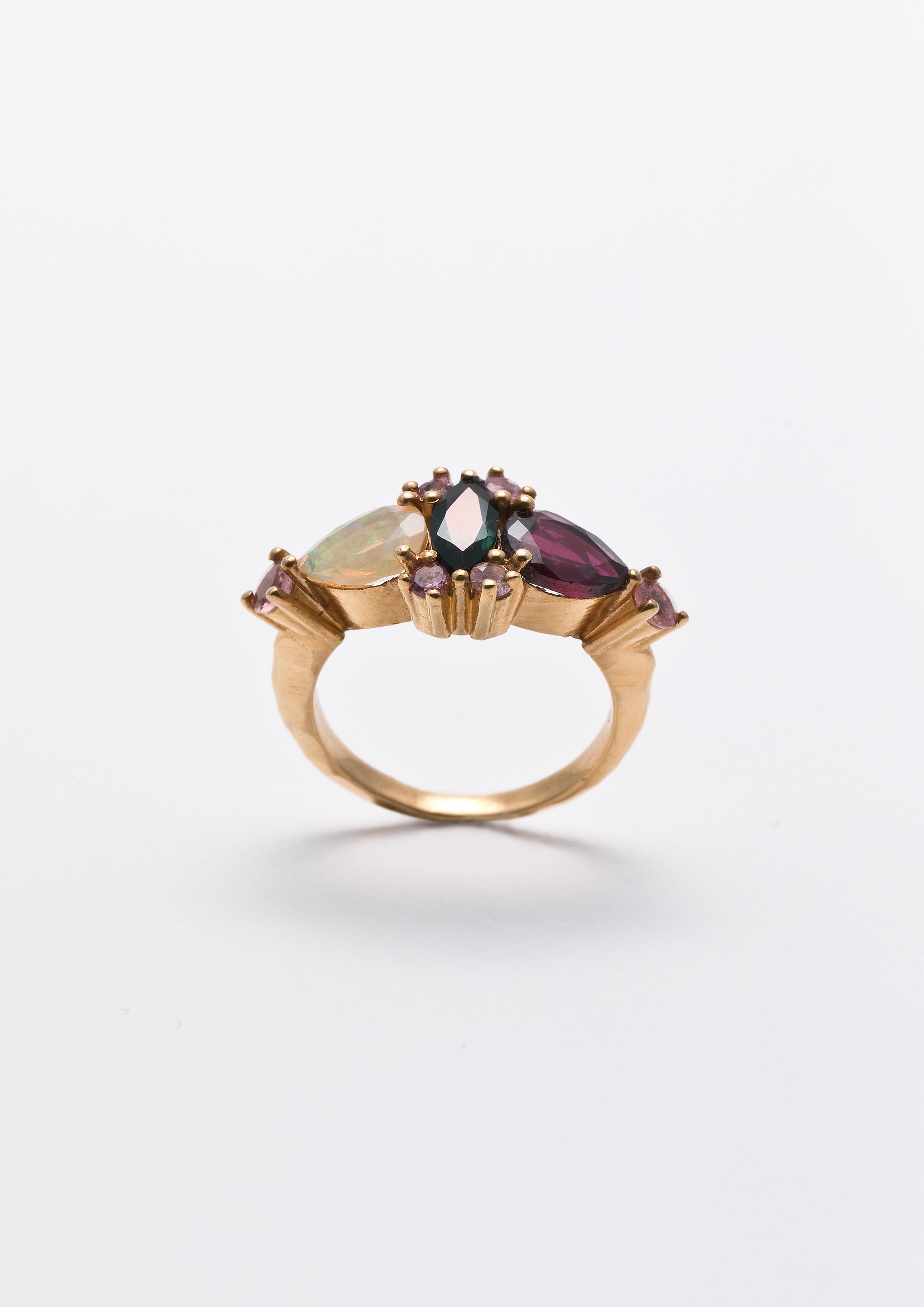 Voodoo Jewels Bold Shapes Ravi anello tormalina opale