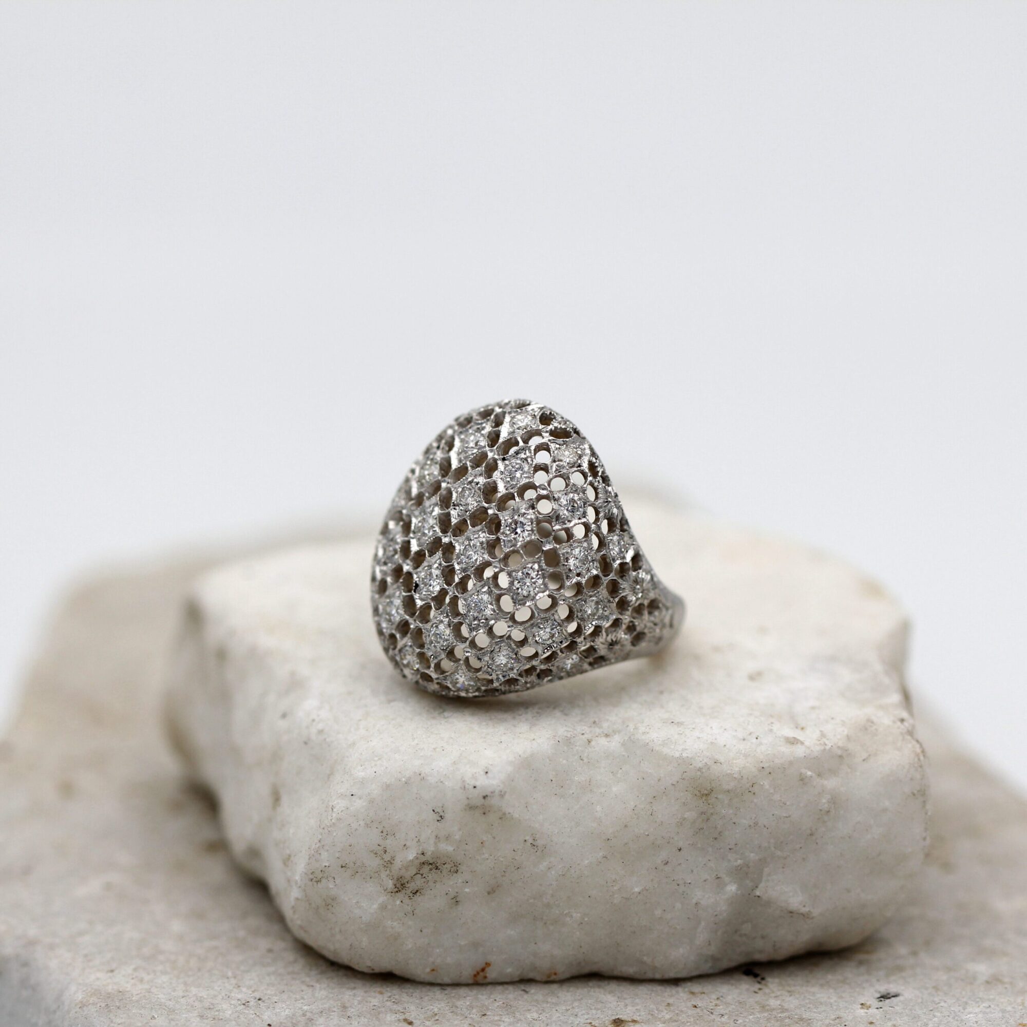 Anna Gioielli Stile Fiorentino anello oro diamanti 1,38 ct