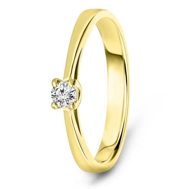 Miore Anello Oro Giallo 14Kt 585