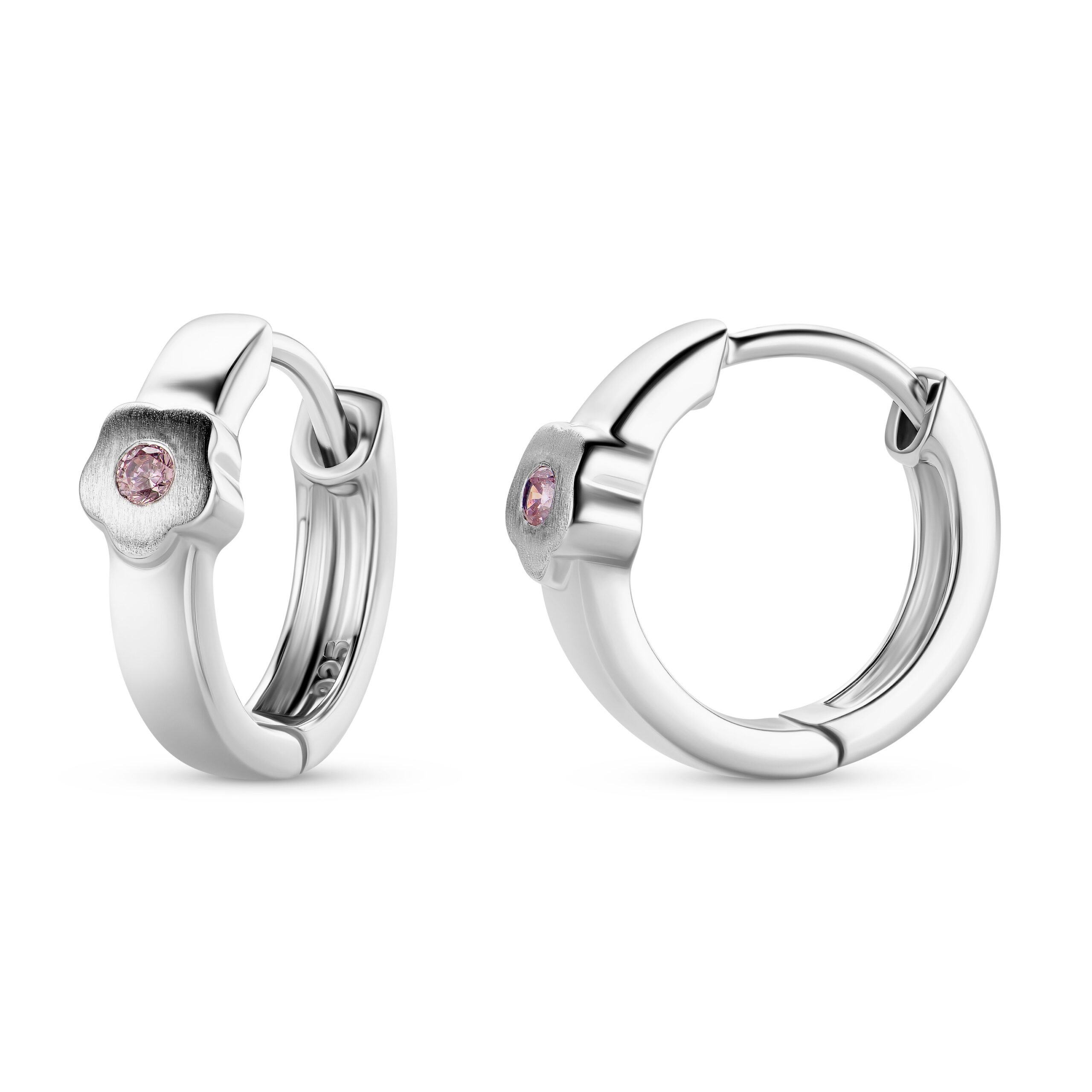 Miore Orecchini Argento 925 Zirconia Cubica