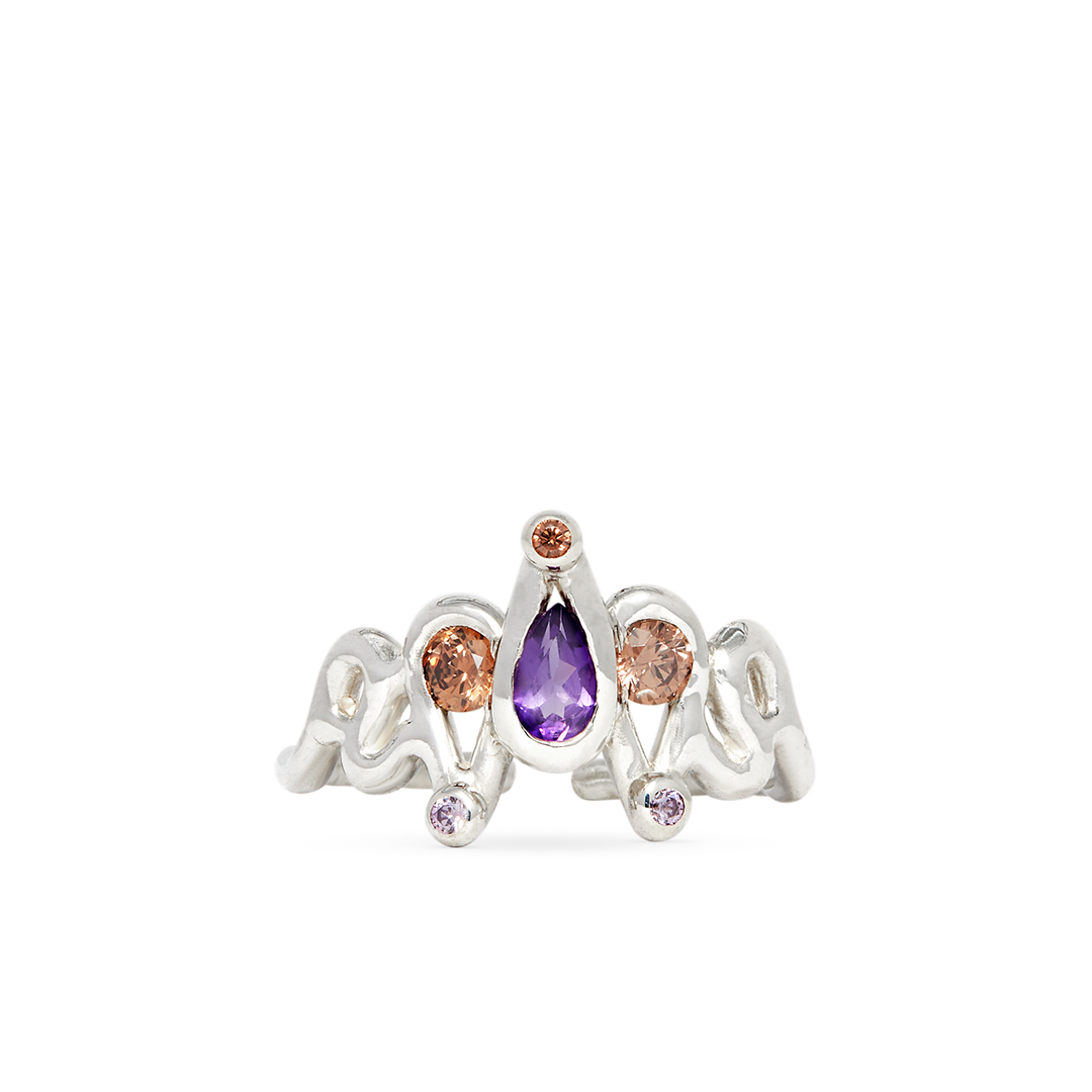 Giulia Iosco Aurora Borealis Princess anello donna