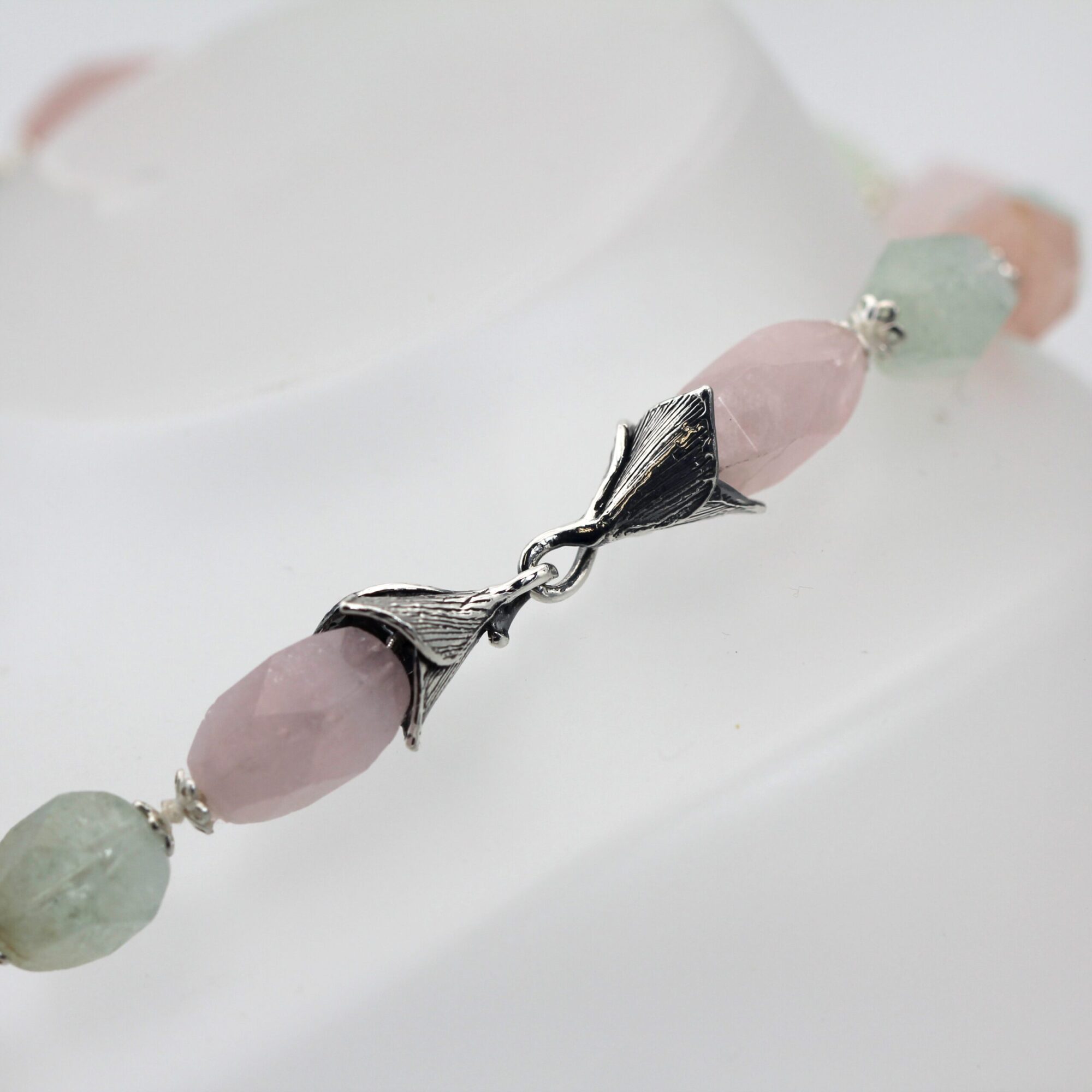 Anna Gioielli Collane Morganite collana argento pietre naturali