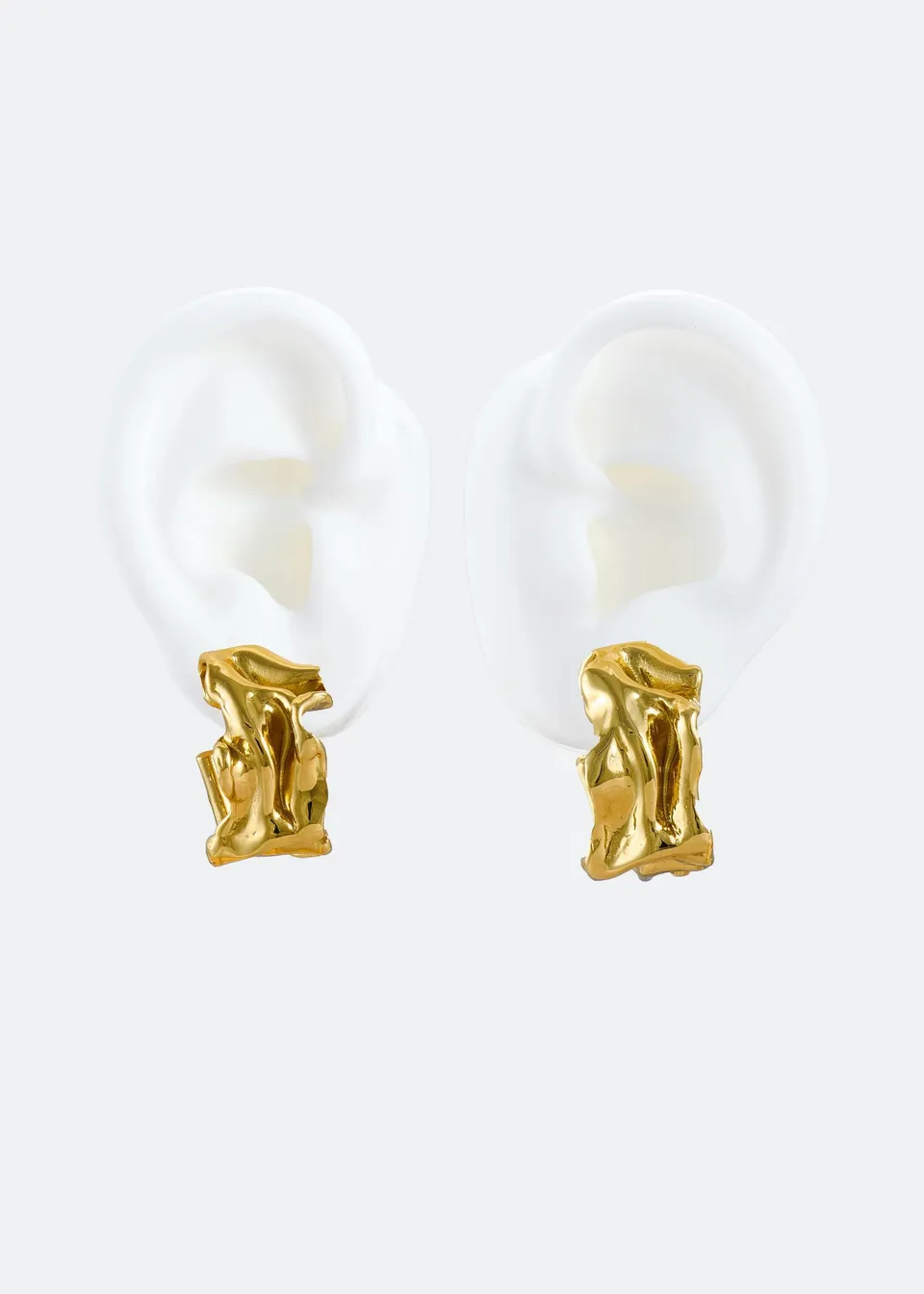 Voodoo Jewels Mini Miuna orecchini semicerchio bronzo oro