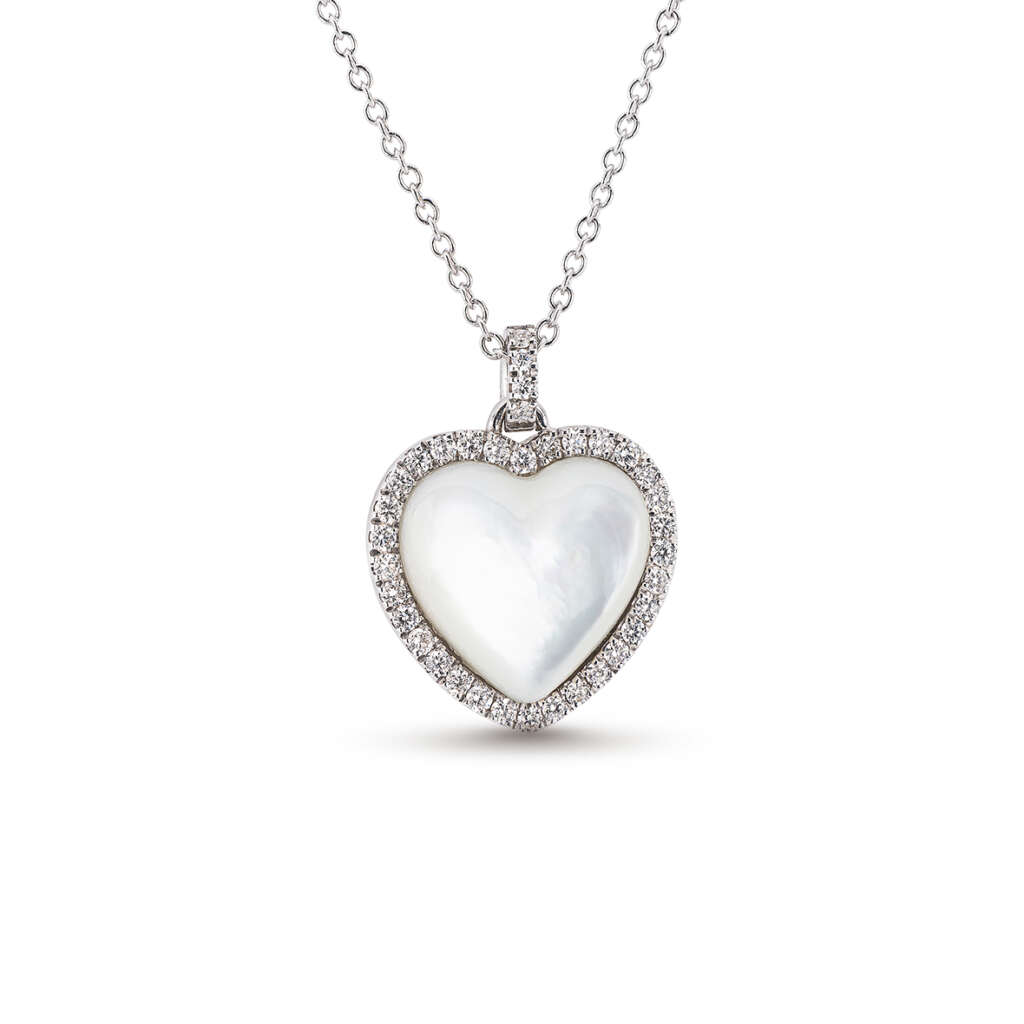 Polello Gioielleria 2025 collana oro bianco madreperla