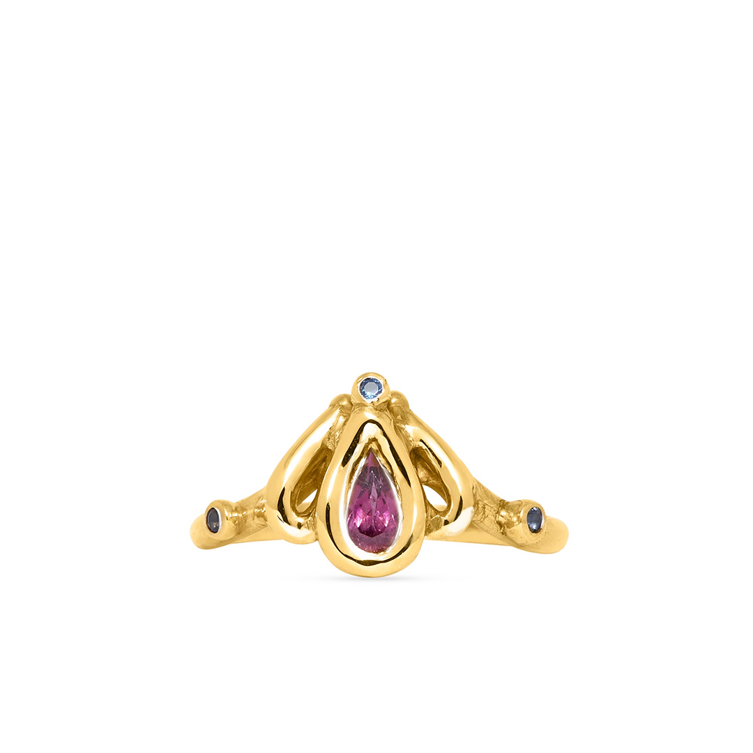 Giulia Iosco Aurora Borealis Heart anello cuore donna