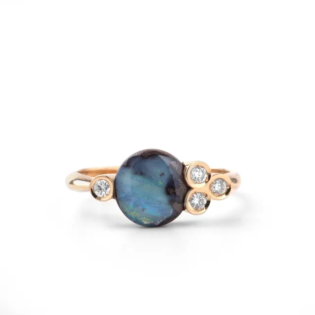 Noi Gioielli Unico Anello oro rosa 18kt opale boulder