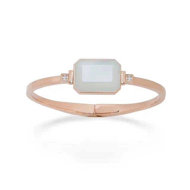 Ringly Luxe Rosé All Day bracciale smart S/M pietra di luna