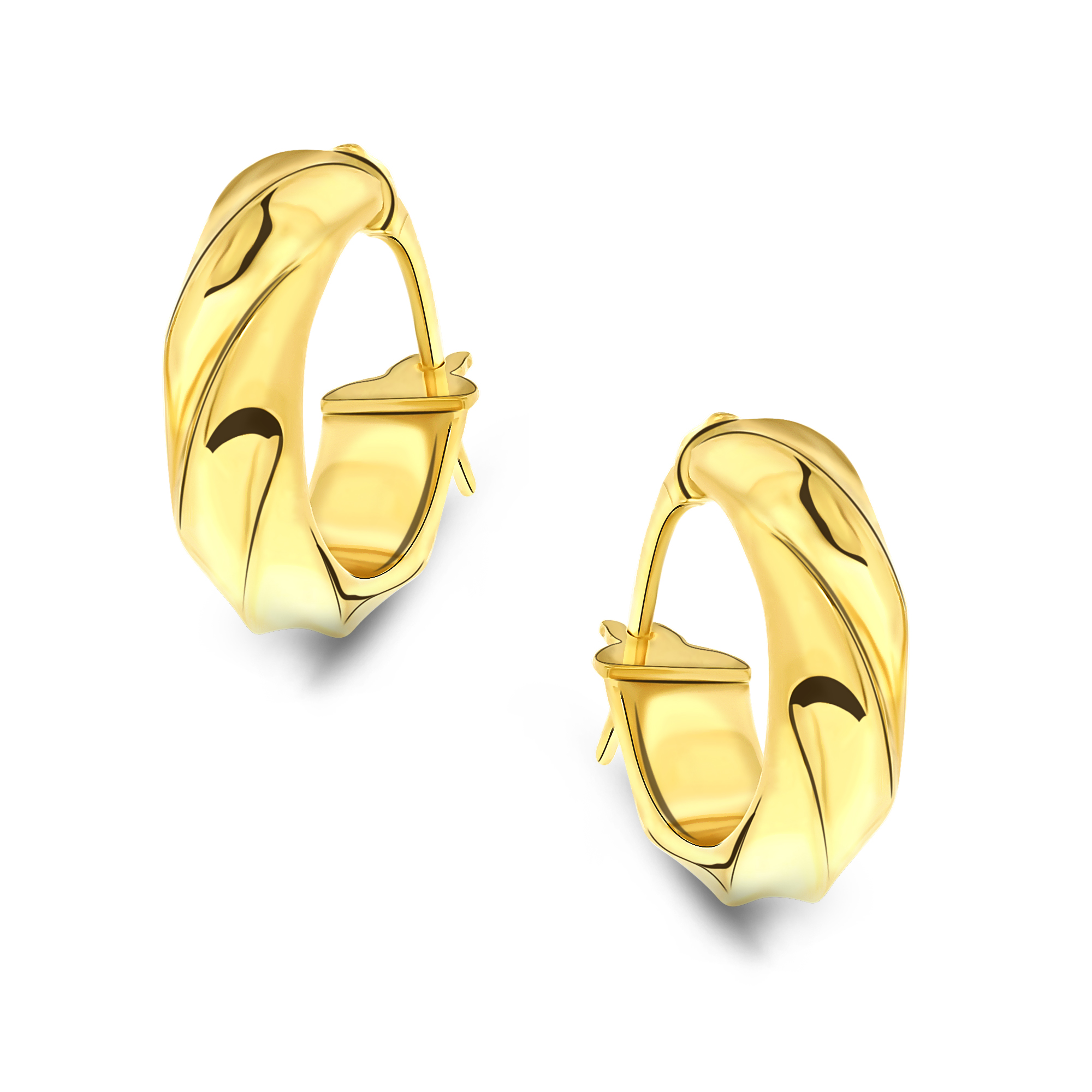 Miore Orecchini Oro Giallo 9Kt Classici