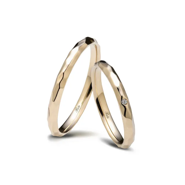 Polello Si Lo Voglio Fede Oro Champagne Diamante