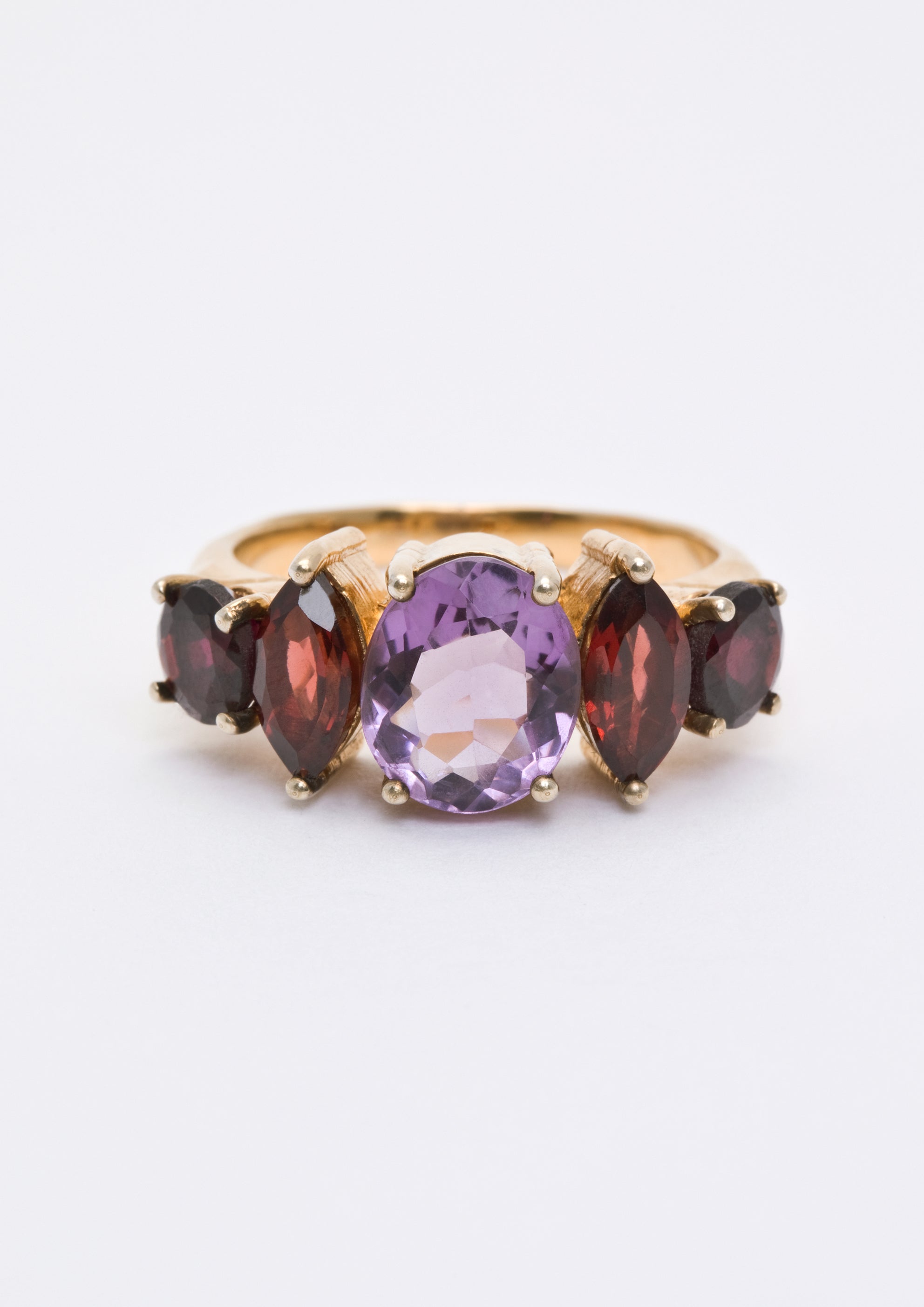 Voodoo Jewels Bold Shapes Sumitra anello ametista