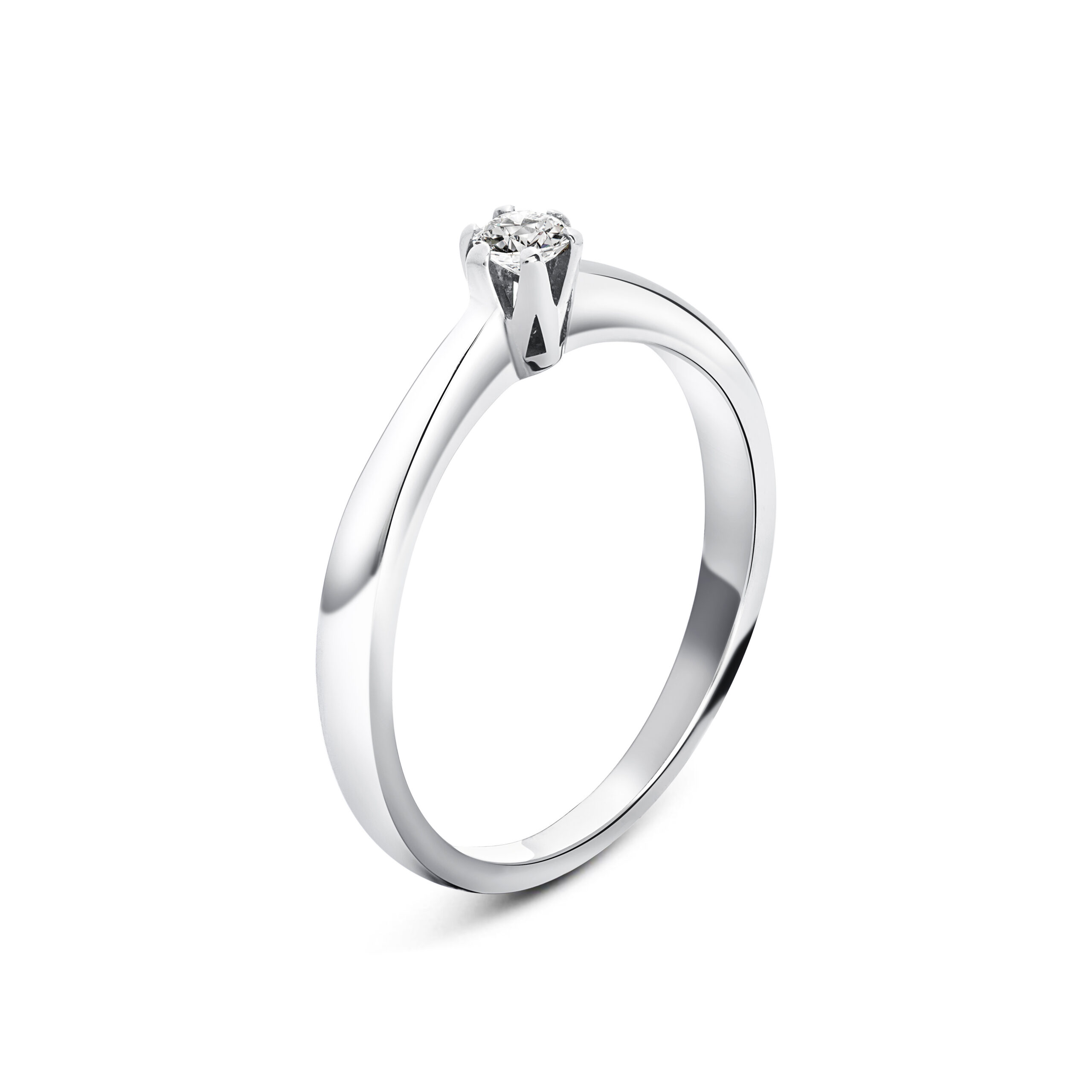 Miore anello oro bianco 9 kt 375