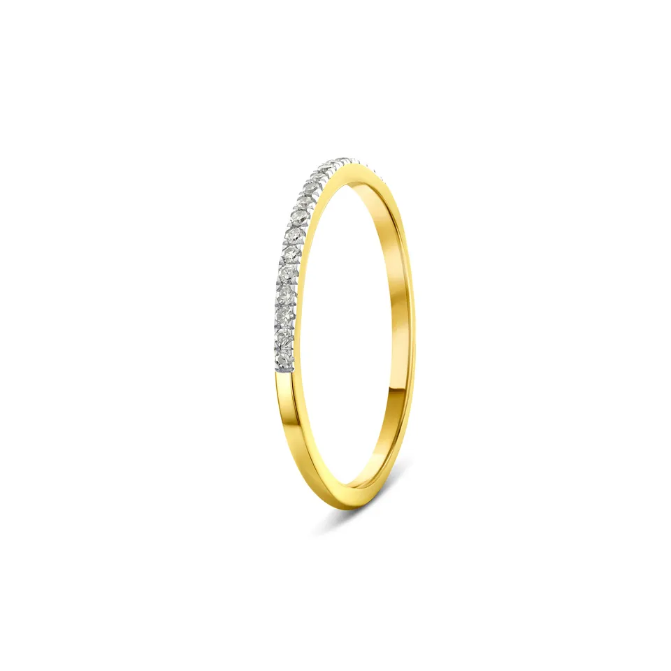 Miore anello oro giallo 18 kt 750