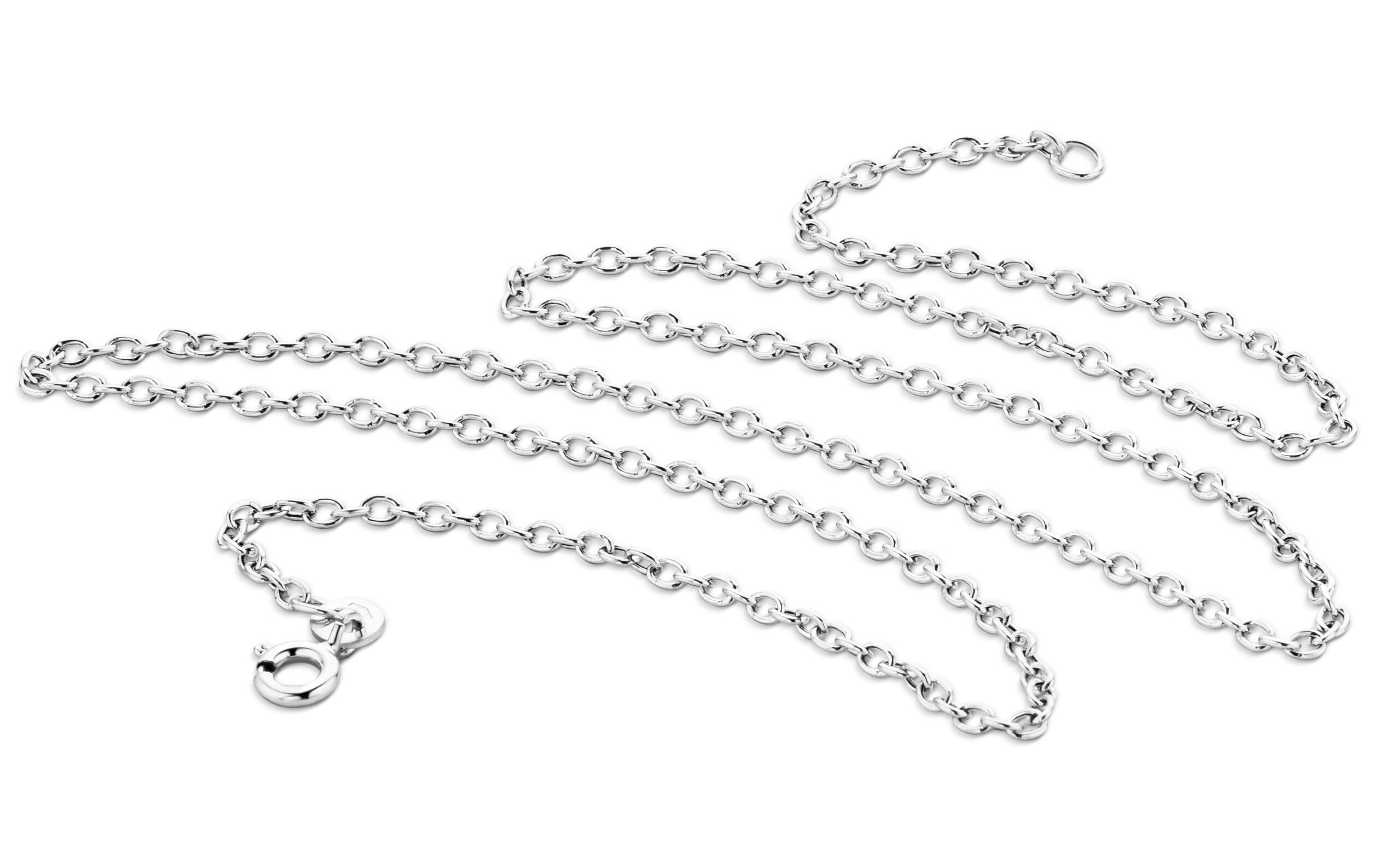 Miore Catena Oro Bianco 9KT 375