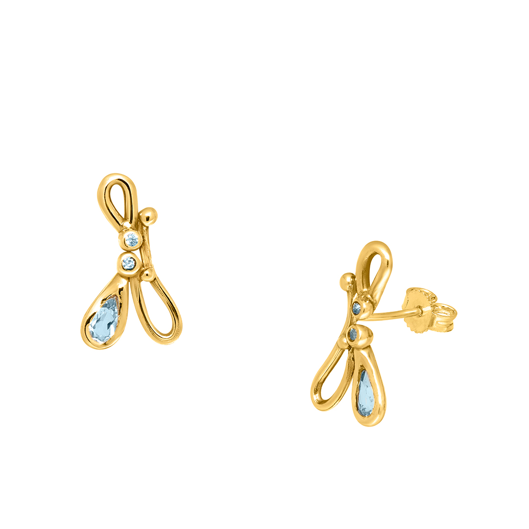 Giulia Iosco Aurora Borealis Knot orecchini nodo