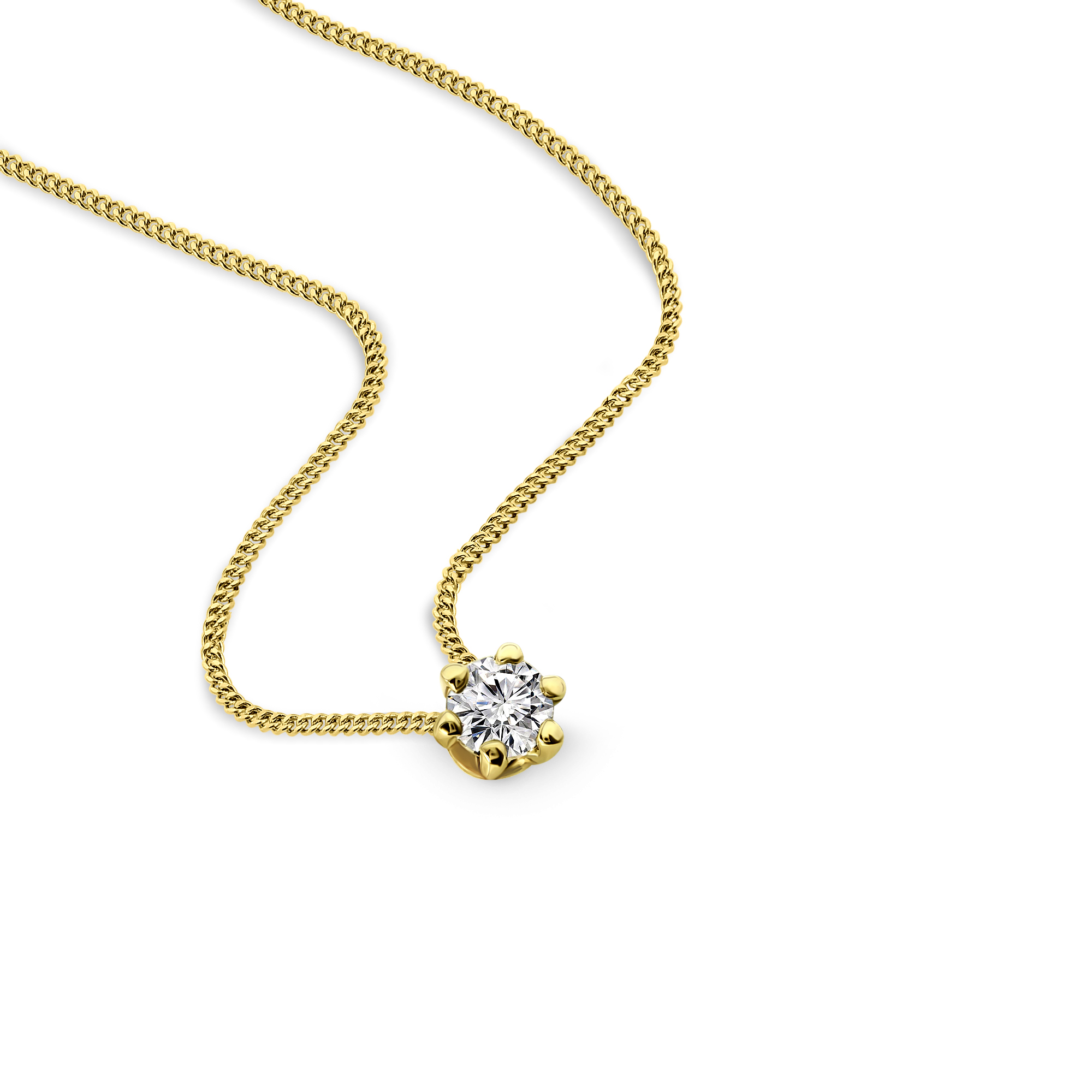 Miore collana oro giallo 14 kt
