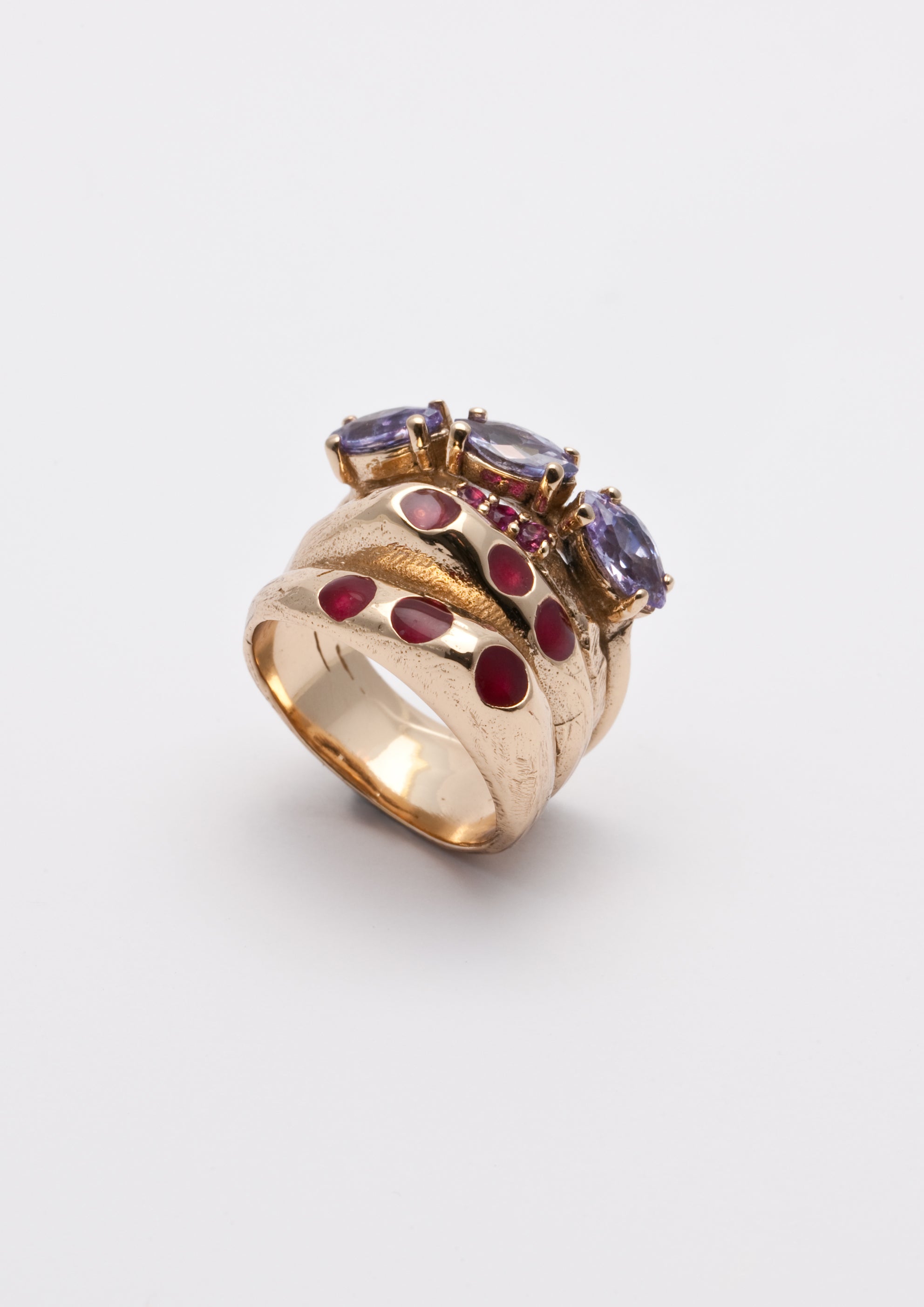 Voodoo Jewels Bold Shapes Sethla Ring anello pietre tonde