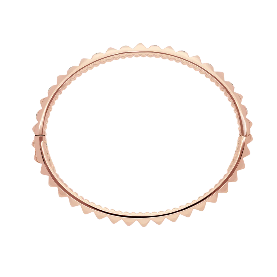 Korloff Korlove JKVB04 bracciale oro rosa diamanti cuore pavé