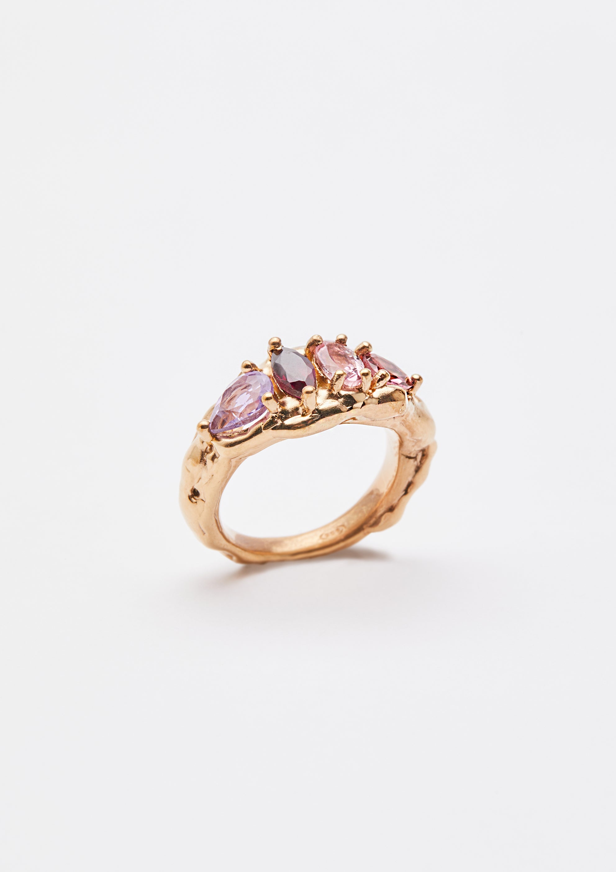 Voodoo Jewels Bold Shapes Afia anello tormalina taglia M