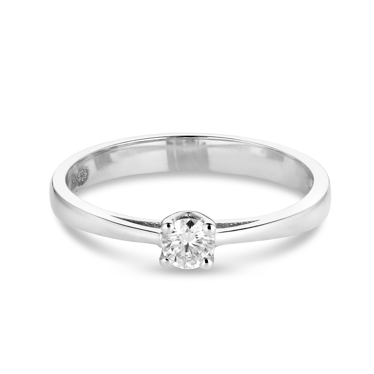 Miore Ring anello oro bianco 14kt 585 donna