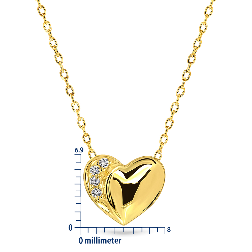 Miore Collana Oro Giallo 9Kt Donna