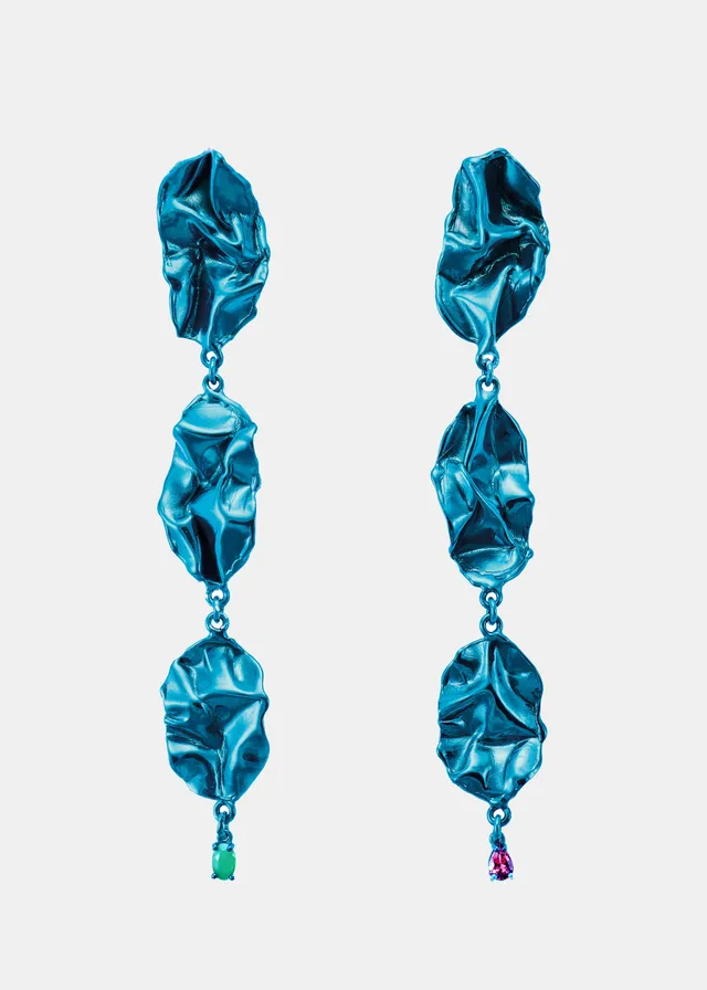Voodoo Jewels Mini Color Acapulco orecchini blu pietre