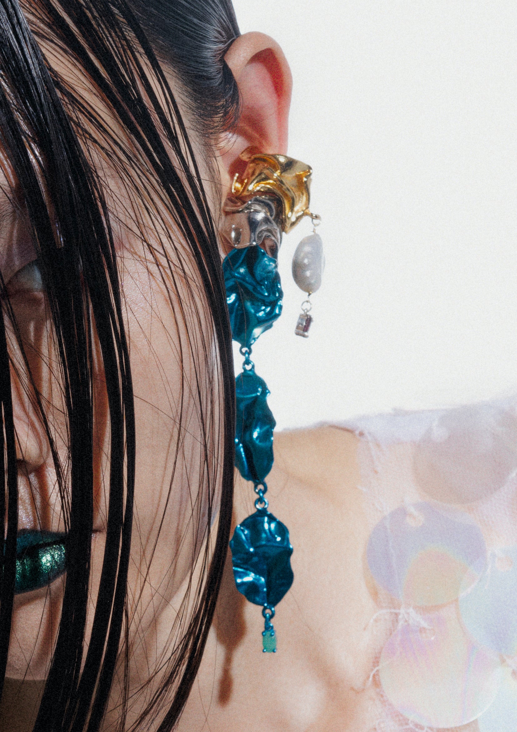 Voodoo Jewels Mini Color Acapulco orecchini blu pietre