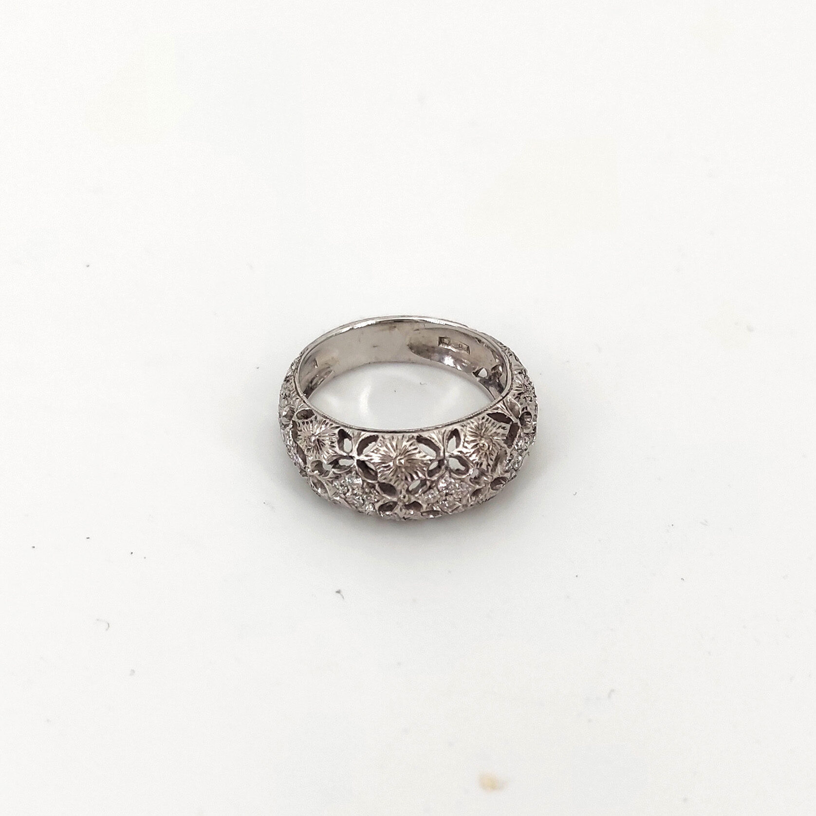 Anna Gioielli Stile Orafo Fiorentino anello oro diamanti 0,24 ct