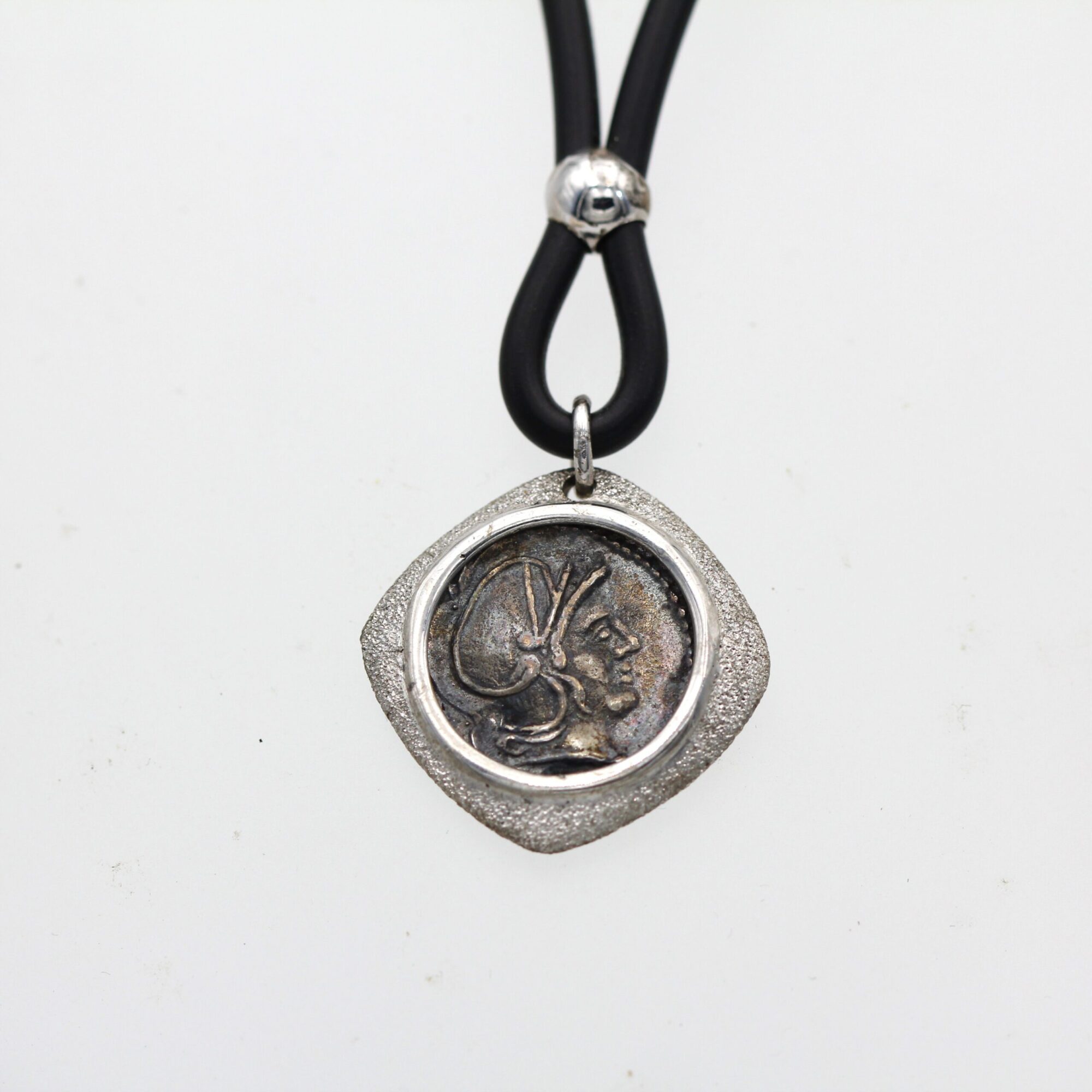 Anna Gioielli Monete Romane Pendente Argento Moneta 8.2 g
