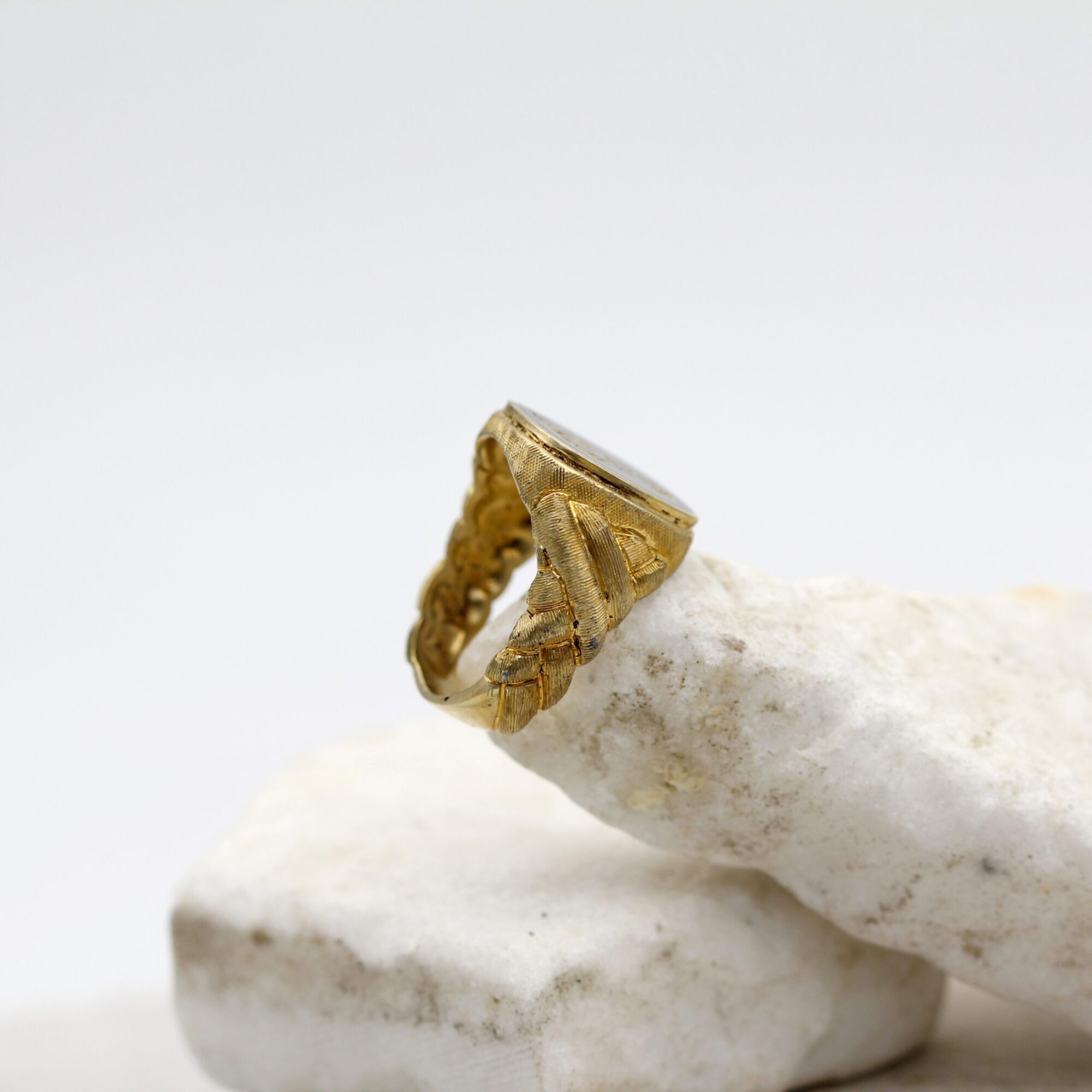 Anna Gioielli Collezione Uomo Anello iniziale F argento uomo oro
