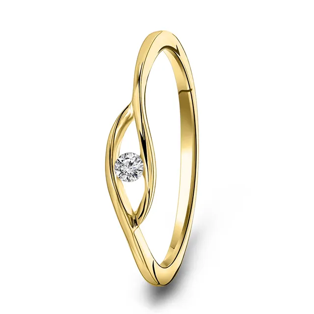 Miore Ring Anello Oro Giallo 9kt 375