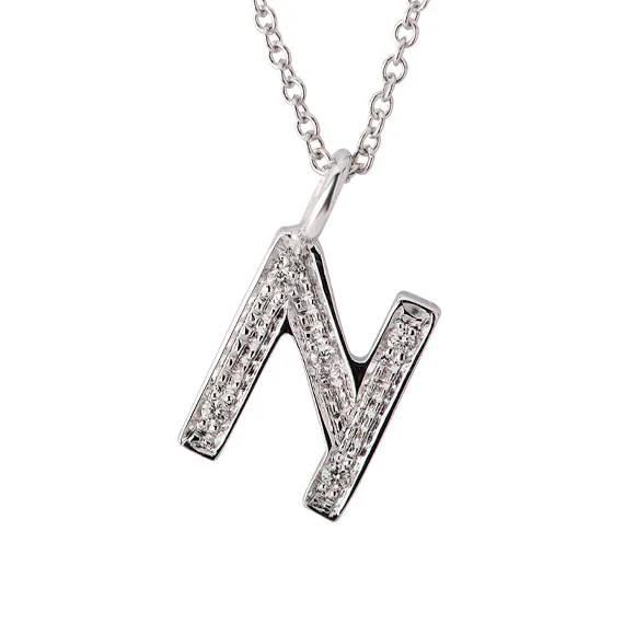 Polello Nomi d'Amore Collana Lettera N in Oro