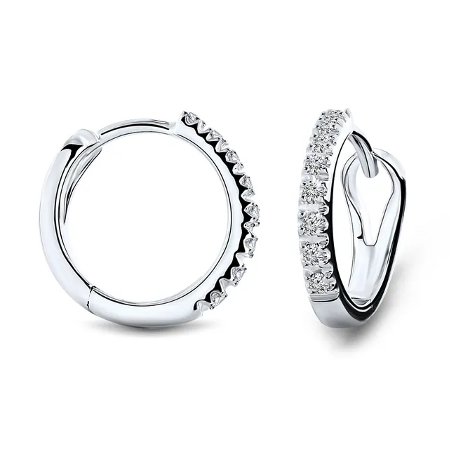 MIORE Orecchini oro bianco 9 kt
