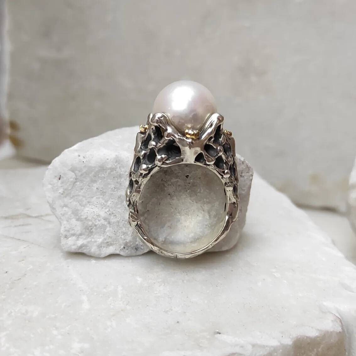 Anna Gioielli Jolly Jewels anello argento perla diamanti 0.12 ct